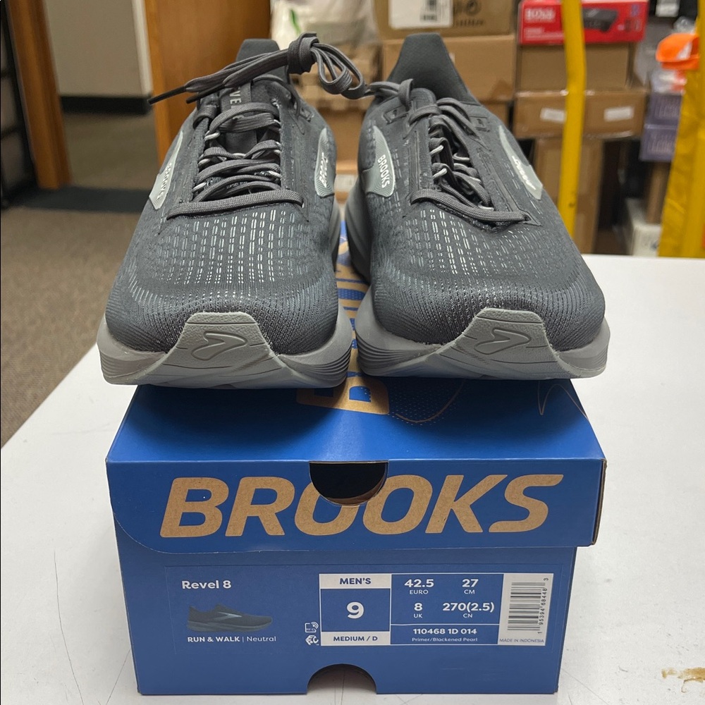 Brooks Men's Dark Gray Athletic Shoes